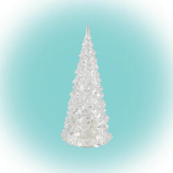  Karácsonyi asztali dísz, LED-es fenyőfa (CDM-12)