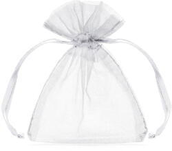  Organza tasakok, fehér, 11*13 cm - 3db (215654)