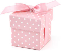  Dobozok pöttyökkel, rózsaszín (1 db / 10 db) (PUDP5-R)