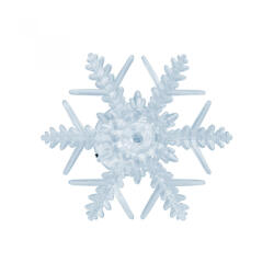  LED-es ablakdísz, öntapadós, hidegfehér LED (KID-331-WH)