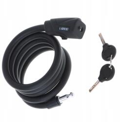 qlka Kerékpár biztonsági zár hosszú spirál kulcsos 150cm (5056_qlka_gabB)