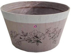 Decoration & Design Kaspó ültethető, virágmintás 15x9 cm (DD69452)