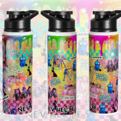 Deconline Crafts Személyre szabható KPOP "Démonadászok" RAINBOW fém kulacs egyedi névvel 750 ml (DO59431-BOTTLE-750ML)