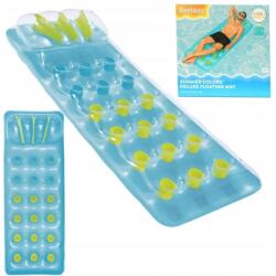 Bestway Felfújható úszómatrac Deluxe 188 x 71 cm 43015 kék (8050046)