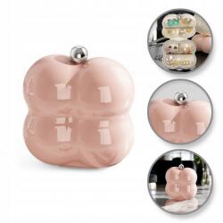 eCarla Organzier tok hordozható ékszerdoboz krémszínű PD156R (PD156R)