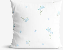 Goldea față de pernă 100% bumbac - flori de nu-mă-uita 30 x 50 cm