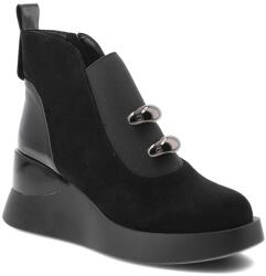 S. Barski Fekete Bokacsizmák S. Barski Divatos Női Tornacipők (MR52-106 Black)