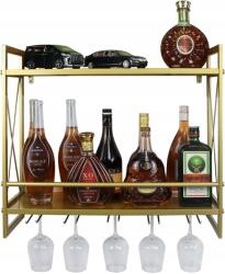  Flrh borosüveg fali tartó, 24, 2 coll, 2 szint (JOB-B097GVTHQ7)