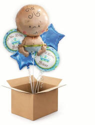 Balloons4party Set 5 baloane Bebelus Baiat heliu