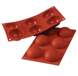 Silikomart Szilikon forma Gömbök 7 cm Félgömbök (34898)