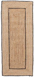 Bizzotto Covor iuta natur negru Ankit 60x150 cm (0608303deco) Covor baie