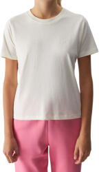 4F Női póló 4F F1650 krémszínű 4FWAW24TTSHF1650 12S S (4FWAW24TTSHF1650-12S)