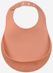 Beaba Baveta Din Silicon Beaba +4 Luni Terracotta Set pentru masa bebelusi