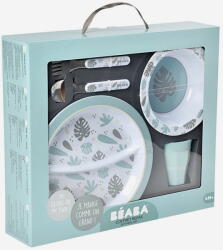 Beaba Set De Masa Cadou Beaba +4 Luni Jungle Set pentru masa bebelusi