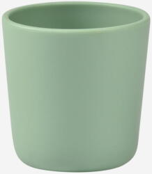 Beaba Pahar din Silicon Beaba +4 Luni Sage Green Set pentru masa bebelusi