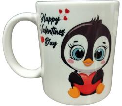  Pingvin-fehér bögre (PNV01)