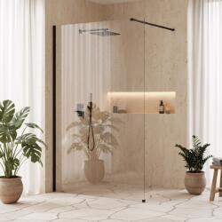 Rea Paravan de dus Rea Flexi Transparent 120 cm negru (KPL-K99160)