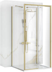 Rea Cabina de dus de perete REA Rapid Slide 140x80 cm auriu periat (KPL-04719)