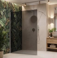 Rea Paravan de dus fumuriu Rea Flexi Grey 130 cm crom (KPL-K99081)