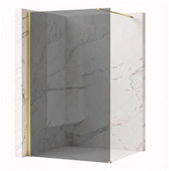 Rea Paravan de dus fumuriu Rea Flexi Grey 130 cm auriu (KPL-K99781)