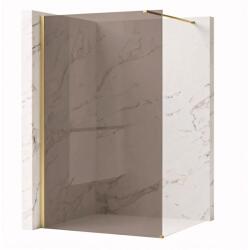 Rea Paravan de dus fumuriu Rea Flexi Brown 80 cm auriu periat (KPL-K99275)