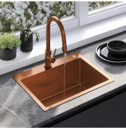 Rea Chiuveta inox Liam cupru periat (ZLE-06050) Chiuveta
