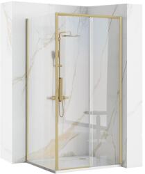 Rea Cabina dus Rapid Slide 140x90 cm auriu periat (KPL-K5656)