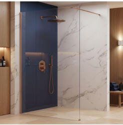 Rea Paravan de dus Rea Flexi Transparent 100 cm cupru periat (KPL-K99362)