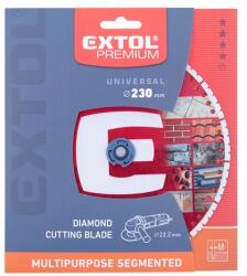 Extol gyémántvágó szegmenses, MULTI ; 230×22, 2mm, max. 6.600 f/min (8803004)