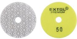Extol gyémánt csiszolókorong/polírkorong, csempe élcsiszoló, tépőzáras; 100mm, P50, száraz és vizes (8803090) - szerszamshop24