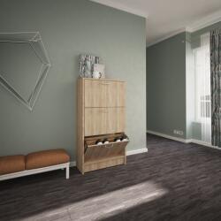 haaus Pantofar Rin, 3 Usi, Stejar Sonoma, 63 x 30 x 120 cm (910457)