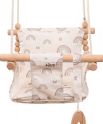  Hinta gyerekeknek fából készült lógó szivárvány kiváló minőségű kivitelezés (4599_1_qlka_gabB)