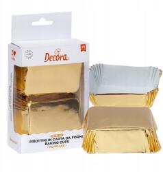 Decora Papírforma Decora 20 db Arany Mini Plum Cake (8024622073008)