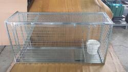  Kutyacsapda 150×45×75 cm horganyzott