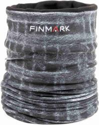 Finmark Multifunkční šátek s flísem тъмносиво, бяло (FSW-321)