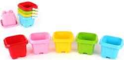 Teddies Homokozó vödör 12 cm 5 színben (00880104)