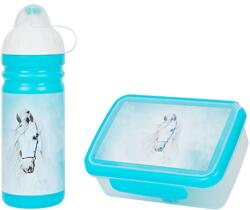 R&B Mědílek Egészéges kulacs és uzonna doboz Fehér ló (SETZLZS07411)