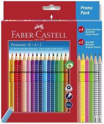 Faber-Castell Grip 2001 színesceruza 18 szín + 4 szín + 2 grafit ceruza (00862015400)
