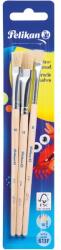 Pelikan Lapos ecsetek - 3 db-os szett (8, 10, 12) (W700375)