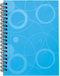 Oxybag Twin wire blokk A4-es laminált NEO COLORI kék (7-403)