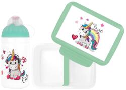 R&B Mědílek Egészéges kulacs és uzonna doboz Magic Unicorn (SETZLZS05319)