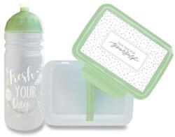 R&B Mědílek Egészéges kulacs és uzonna doboz Fresh olajbogyó (SETZLZS07423)