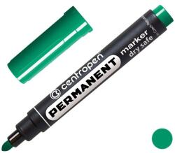 Centropen 8510 permanent jelölő, zöld (0310347)