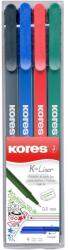 Kores K-Liner marker, 4 db-os készlet (0090460)