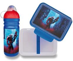 R&B Mědílek Egészéges kulacs és uzonna doboz Cyberpunk (SETZLZS07416)