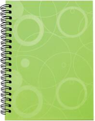 Oxybag Twin wire blokk A4-es laminált NEO COLORI zöld (7-405)