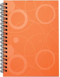 Oxybag Twin wire blokk A4-es laminált NEO COLORI narancsárga (7-404)