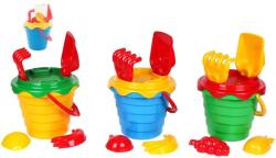 Teddies Homokozó készlet - vödör szitával 3 színben (00880048)