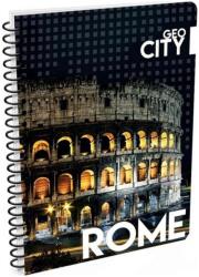Oxybag Twin wire blokk A6 SOFT GEO CITY Rome (7-59417)