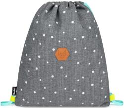 KARTON P+P OXY SCOOLER Grey dots tornazsák (8-51821)